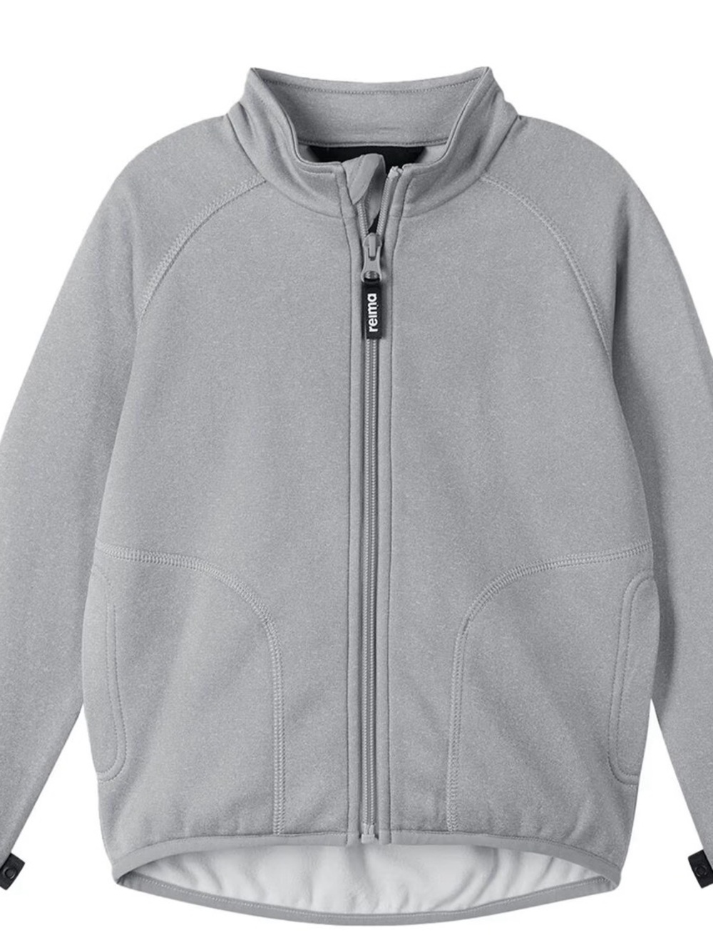 Kids' Light Gray Full-Zip Fleece Jacket - Reima